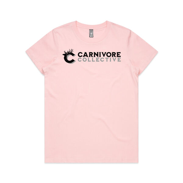 Carnivore Collective "Jacked Deer" Women's Tee - Light Thumbnail