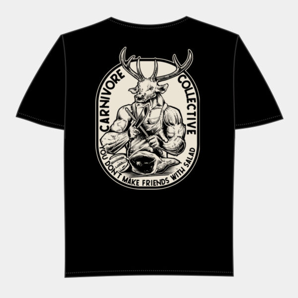 Carnivore Collective "Jacked Deer" Kids Tee - (Dark) Size 2-6 Thumbnail