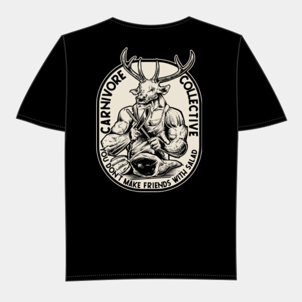 Carnivore Collective "Jacked Deer" Kids Tee (Dark) Size 8-16 Thumbnail