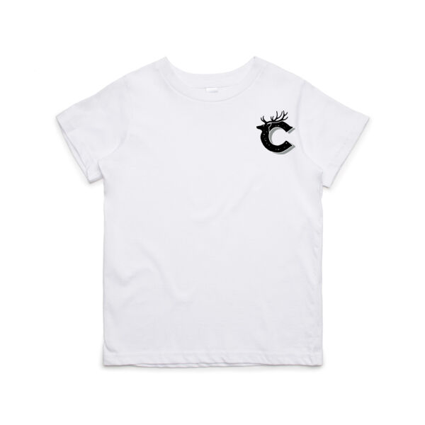 Carnivore Collective "Carnivore Crest" Kids Tee (Light) Size 8-16   Thumbnail