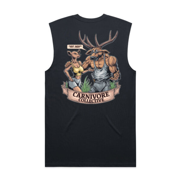 Carnivore Collective "Happy Wife, Happy Life" Men's Singlet - Dark Thumbnail