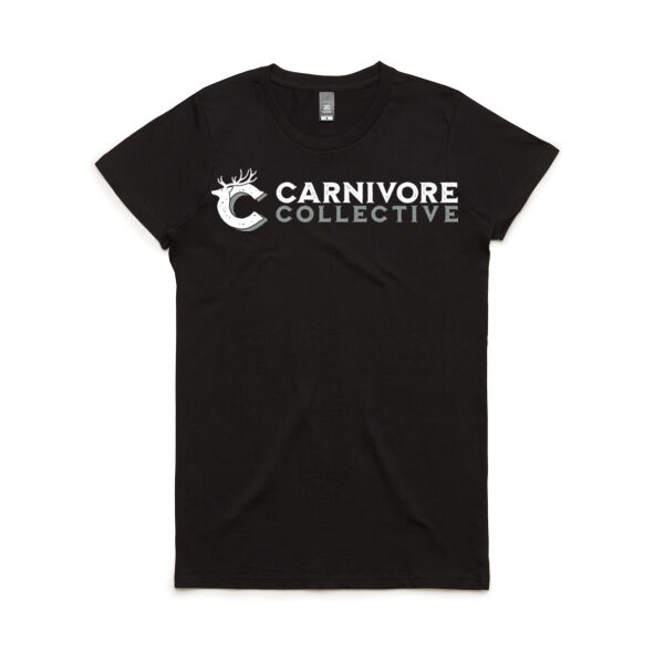 Carnivore Collective "Happy Wife, Happy Life" Women's Tee - Dark Thumbnail