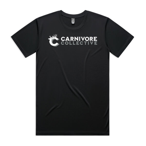 Carnivore Collective "Jacked Deer" Men's Active Wear Tee - Dark Thumbnail