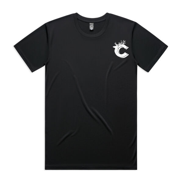 Carnivore Collective "Carnivore Crest" Men's Active Wear Tee - Dark Thumbnail