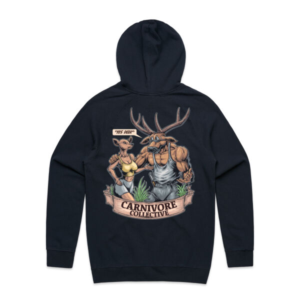 Carnivore Collective "Happy Wife, Happy Life" Men's Hoodie - Dark Thumbnail