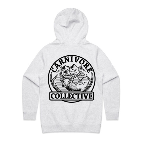 Carnivore Collective "Carnivore Crest" Women's Hoodie - Light  2 Thumbnail