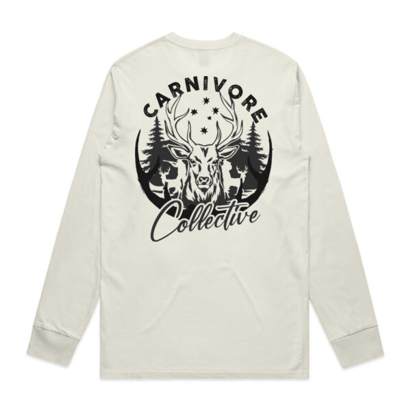 Carnivore Collective "Southern Cross" Men's Long Sleeve Tee - Light  Thumbnail