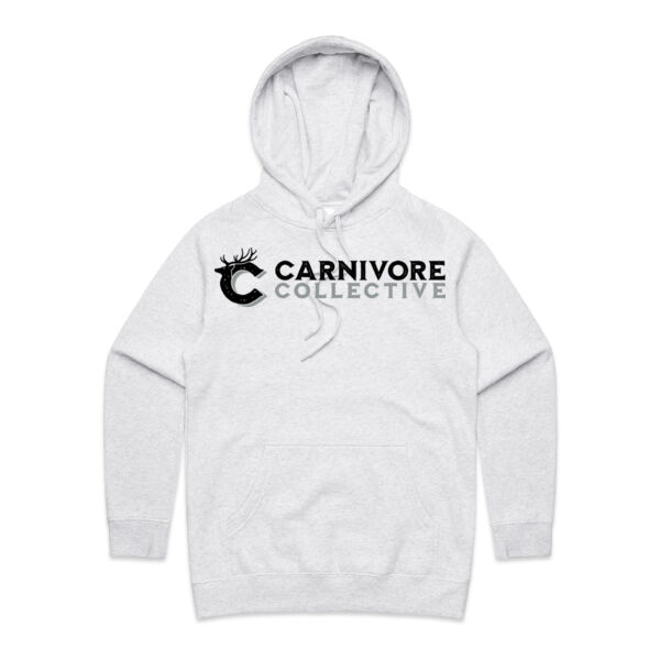 Carnivore Collective "Show us Your Sausage" Woman's Hoodie - Light Thumbnail