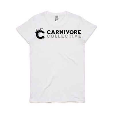 Carnivore Collective "Show us Your Sausage" Woman's Maple Tee - Light Thumbnail