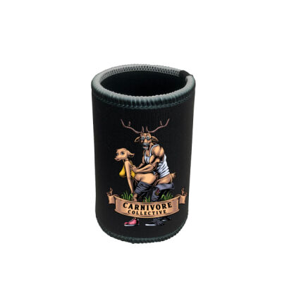 Carnivore Collective "Xmas is Two F*cking Deer" Stubby Cooler - Dark Thumbnail