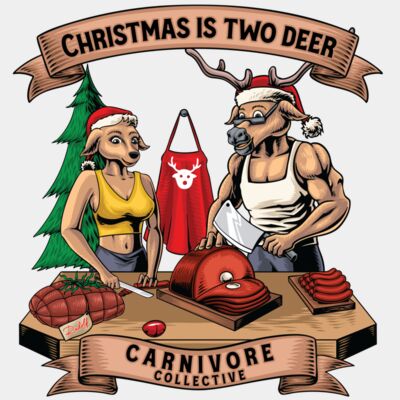 Christmas is Two Deer Thumbnail